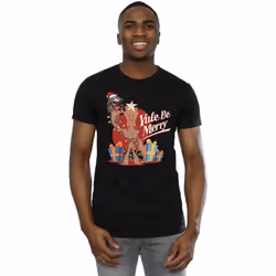 Marvel - T-shirt YULE BE MERRY - Homme (Noir)