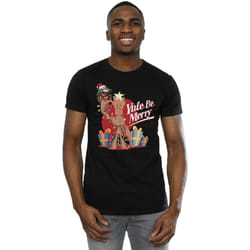 Marvel - T-shirt YULE BE MERRY - Homme (Noir)