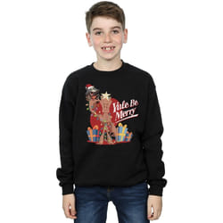 Marvel - Sweat YULE BE MERRY - Garçon (Noir)