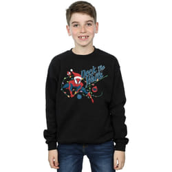 Marvel - Sweat DECK THE WALLS - Garçon (Noir)