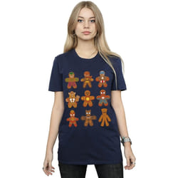 Marvel - T-shirt AVENGERS - Femme (Bleu marine)
