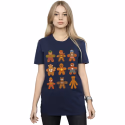 Marvel - T-shirt AVENGERS - Femme (Bleu marine)