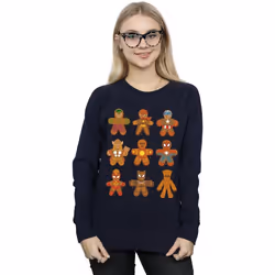 Marvel - Sweat AVENGERS - Femme (Bleu marine)