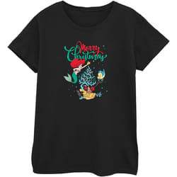 Disney - T-shirt MERRY CHRISTMAS - Femme (Noir)