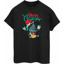 Disney - T-shirt MERRY CHRISTMAS - Femme (Noir)