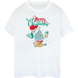Disney - T-shirt MERRY CHRISTMAS - Femme (Blanc)