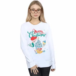 Disney - Sweat MERRY CHRISTMAS - Femme (Blanc)