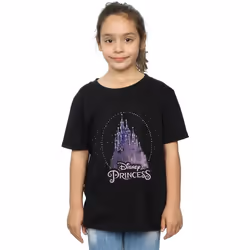 Disney - T-shirt PRINCESS - Fille (Noir)
