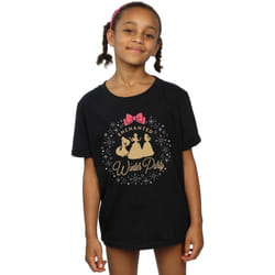 Disney - T-shirt PRINCESS ENCHANTED - Fille (Noir)