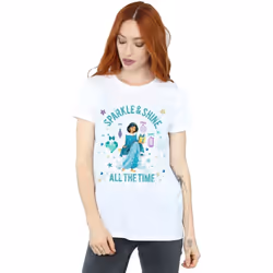 Disney - T-shirt SPARKLE AND SHINE - Femme (Blanc)