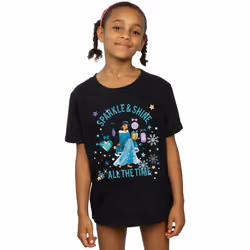Disney - T-shirt SPARKLE AND SHINE - Fille (Noir)