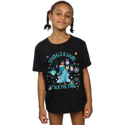 Disney - T-shirt SPARKLE AND SHINE - Fille (Noir)