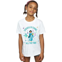 Disney - T-shirt SPARKLE AND SHINE - Fille (Blanc)