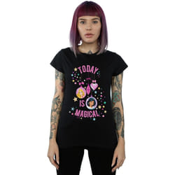 Disney - T-shirt PRINCESS TODAY IS MAGICAL - Femme (Noir)