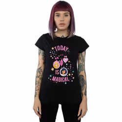 Disney - T-shirt PRINCESS TODAY IS MAGICAL - Femme (Noir)