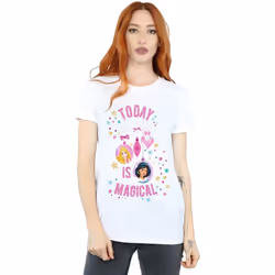 Disney - T-shirt PRINCESS TODAY IS MAGICAL - Femme (Blanc)