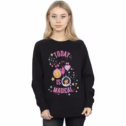 Disney - Sweat PRINCESS TODAY IS MAGICAL - Femme (Noir)
