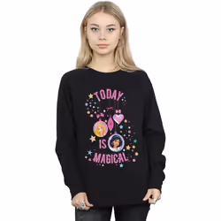 Disney - Sweat PRINCESS TODAY IS MAGICAL - Femme (Noir)