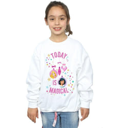 Disney - Sweat PRINCESS TODAY IS MAGICAL - Fille (Blanc)