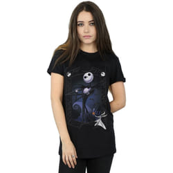 Disney - T-shirt NIGHTMARE BEFORE CHRISTMAS - Femme (Noir)