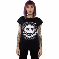 Disney - T-shirt NIGHTMARE BEFORE CHRISTMAS - Femme (Noir)