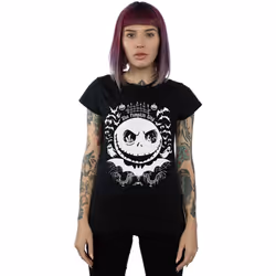 Disney - T-shirt NIGHTMARE BEFORE CHRISTMAS - Femme (Noir)