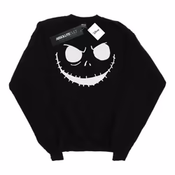 Disney - Sweat NIGHTMARE BEFORE CHRISTMAS JACK'S FACE - Garçon (Noir)