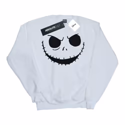 Disney - Sweat NIGHTMARE BEFORE CHRISTMAS JACK'S FACE - Garçon (Blanc)