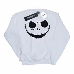 Disney - Sweat NIGHTMARE BEFORE CHRISTMAS JACK'S FACE - Garçon (Blanc)
