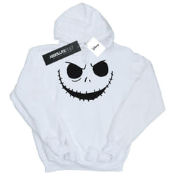 Disney - Sweat à capuche NIGHTMARE BEFORE CHRISTMAS JACK'S FACE - Garçon (Blanc)