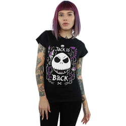 Disney - T-shirt NIGHTMARE BEFORE CHRISTMAS JACK IS BACK - Femme (Noir)