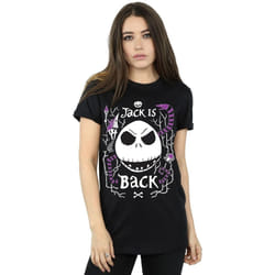 Disney - T-shirt NIGHTMARE BEFORE CHRISTMAS JACK IS BACK - Femme (Noir)