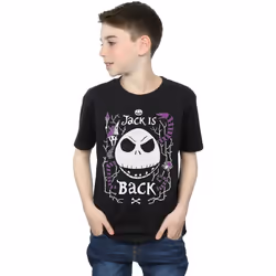 Disney - T-shirt NIGHTMARE BEFORE CHRISTMAS JACK IS BACK - Garçon (Noir)