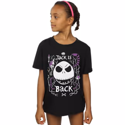 Disney - T-shirt NIGHTMARE BEFORE CHRISTMAS JACK IS BACK - Fille (Noir)