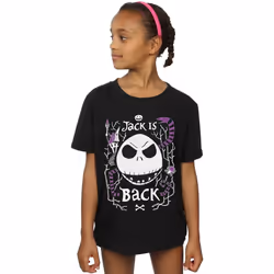 Disney - T-shirt NIGHTMARE BEFORE CHRISTMAS JACK IS BACK - Fille (Noir)