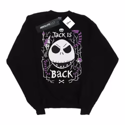 Disney - Sweat NIGHTMARE BEFORE CHRISTMAS JACK IS BACK - Fille (Noir)