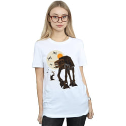 Star Wars - T-shirt AT-AT - Femme (Blanc)