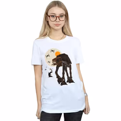 Star Wars - T-shirt AT-AT - Femme (Blanc)