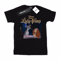 Disney - T-shirt LADY AND THE TRAMP - Homme (Noir)