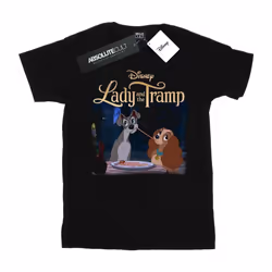 Disney - T-shirt LADY AND THE TRAMP - Homme (Noir)