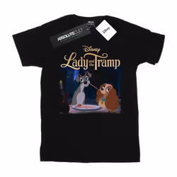 Disney - T-shirt LADY AND THE TRAMP - Femme (Noir)