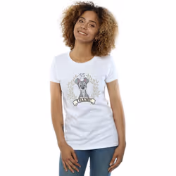 Disney - T-shirt LADY AND THE TRAMP TRAMP SINCE - Femme (Blanc)