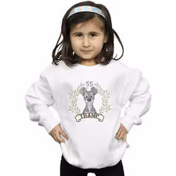 Disney - Sweat LADY AND THE TRAMP TRAMP SINCE - Fille (Blanc)