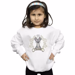 Disney - Sweat LADY AND THE TRAMP TRAMP SINCE - Fille (Blanc)