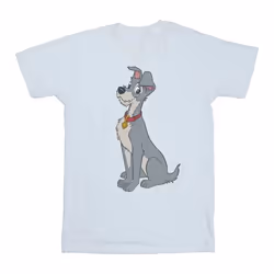 Disney - T-shirt LADY AND THE TRAMP - Homme (Blanc)