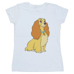 Disney - T-shirt LADY AND THE TRAMP - Femme (Blanc)
