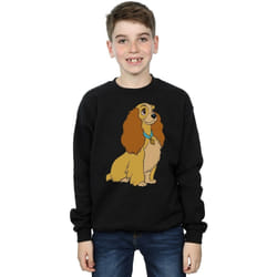 Disney - Sweat LADY AND THE TRAMP - Garçon (Noir)