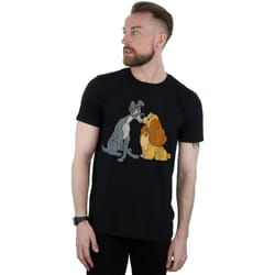 Disney - T-shirt LADY AND THE TRAMP - Homme (Noir)