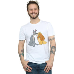 Disney - T-shirt LADY AND THE TRAMP - Homme (Blanc)