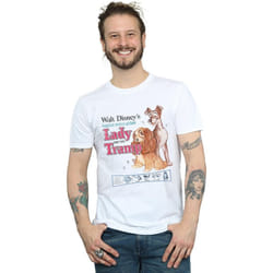 Disney - T-shirt LADY AND THE TRAMP - Homme (Blanc)